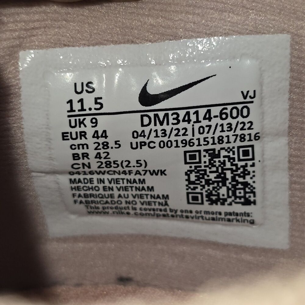 Nike Pegasus Turbo Next Nature Women's Size 11.5 Pink Running Shoes (DM3414-600) - Picture 8 of 9